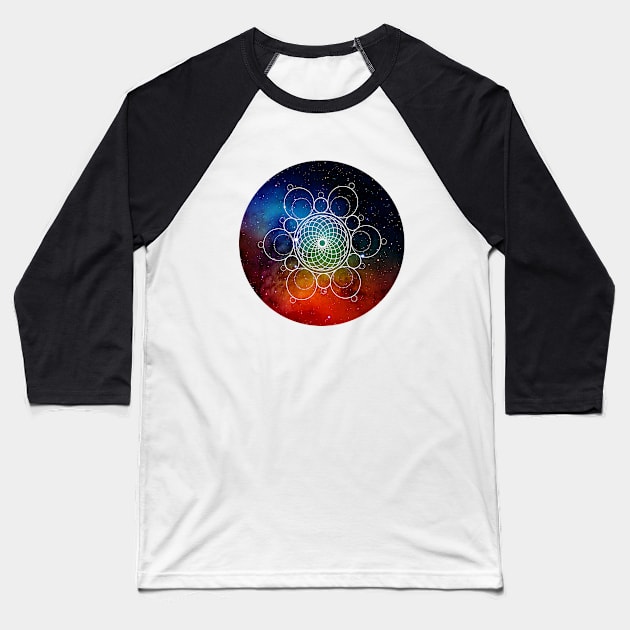 HEXA-TORUS SACRED INTERSTELLAR GEOMETRY - FOR INTELLIGENT, SCIENCE AND MYSTICISM DEVOTEES LIKE YOURSELF Baseball T-Shirt by CliffordHayes